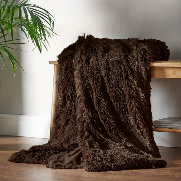 Catherine Lansfield Cuddly Deep Pile Throw Blanket - image 1