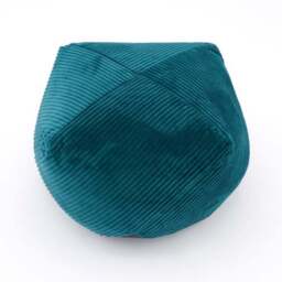 Remy Teal Cord Pouffe - thumbnail 6