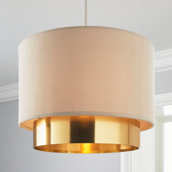 Nesa Two Tier Velvet Lamp Shade - image 1
