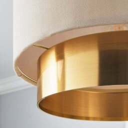 Nesa Two Tier Velvet Lamp Shade - thumbnail 3