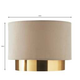 Nesa Two Tier Velvet Lamp Shade - thumbnail 5