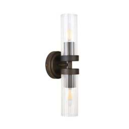 Alyn Ribbed 2 Light Bathroom Wall Light - thumbnail 6