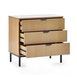 Sia 3 Drawer Chest - thumbnail 3