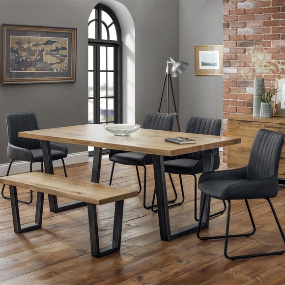 Soho Set Of 2 Dining Chairs, Faux Leather - image 1