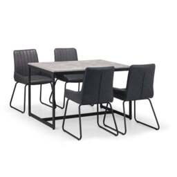 Soho Set Of 2 Dining Chairs, Faux Leather - thumbnail 5