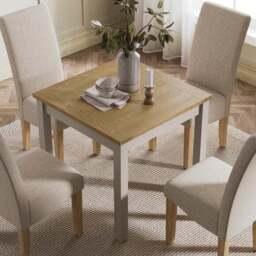 Olney Compact 4 Seater Square Dining Table - thumbnail 2