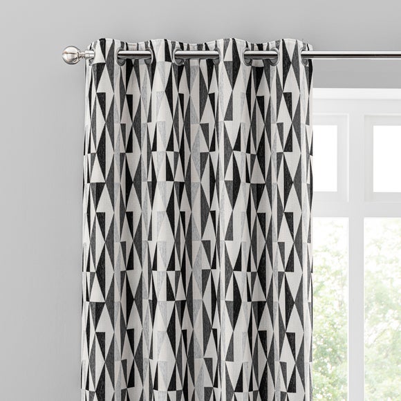 Elements Triangles Eyelet Curtains - image 1