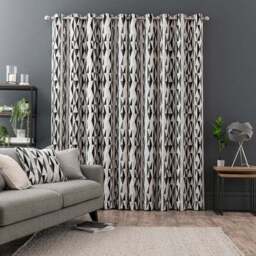 Elements Triangles Eyelet Curtains - thumbnail 4