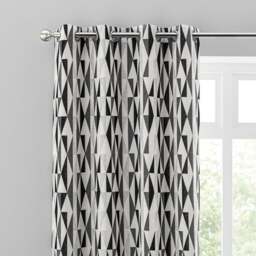 Elements Triangles Eyelet Curtains - thumbnail 1