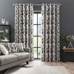 Elements Triangles Eyelet Curtains - thumbnail 2