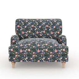 Beatrice II Spring Flowers Fabric Snuggle Chair - thumbnail 6