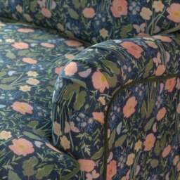 Beatrice II Spring Flowers Fabric Snuggle Chair - thumbnail 3