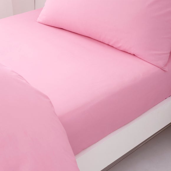 Set of 2 Pure Cotton Fitted Bed Sheets - image 1