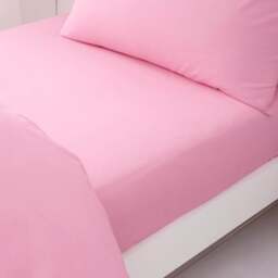 Set of 2 Pure Cotton Fitted Bed Sheets