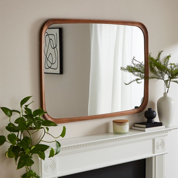 Tranter Wooden Rectangle Wall Mirror - image 1