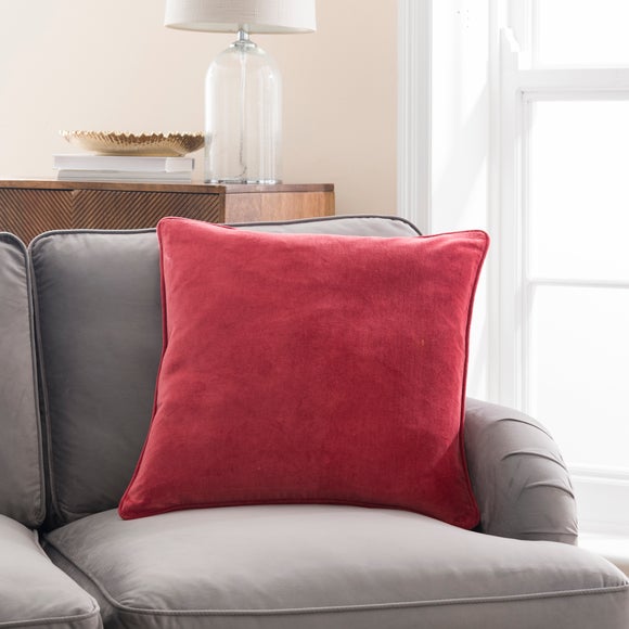 Clara Cotton Velvet Square Cushion - image 1