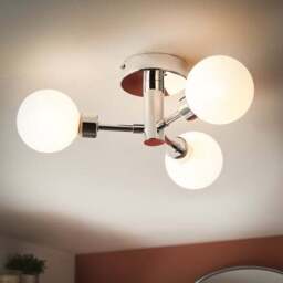 Sfera Mid Century 3 Light Bathroom Ceiling Light - thumbnail 2