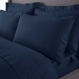 Hotel 230 Thread Count Crisp 100% Cotton Percale Standard Pillowcase Pair - thumbnail 1