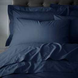 Hotel 230 Thread Count Crisp 100% Cotton Percale Standard Pillowcase Pair - thumbnail 2