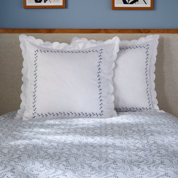 Dorma Eventide 100% Linen Continental Square Pillowcase - image 1