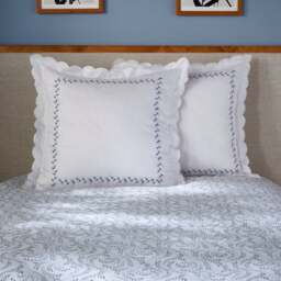 Dorma Eventide 100% Linen Continental Square Pillowcase - thumbnail 1