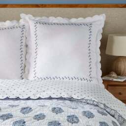 Dorma Eventide 100% Linen Continental Square Pillowcase - thumbnail 2