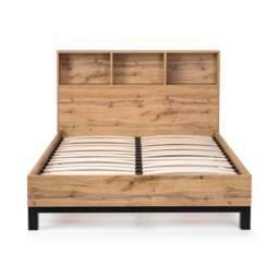 Bali Bookcase High Back Bed Frame - thumbnail 3