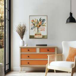 Cedar & Sage Wild at Heart Print Framed Canvas - thumbnail 1