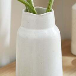 Amalfi Reactive Glaze Stoneware Vase - thumbnail 2