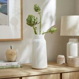 Amalfi Reactive Glaze Stoneware Vase - thumbnail 1