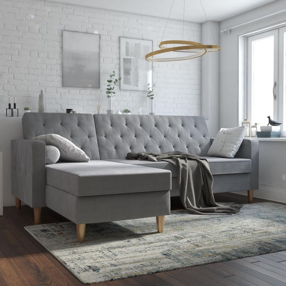 Cosmo Living Liberty Chenille Corner Chaise Futon - image 1