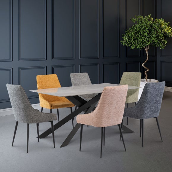 Camilla 6 Seater Dining Table, Sintered Stone - image 1