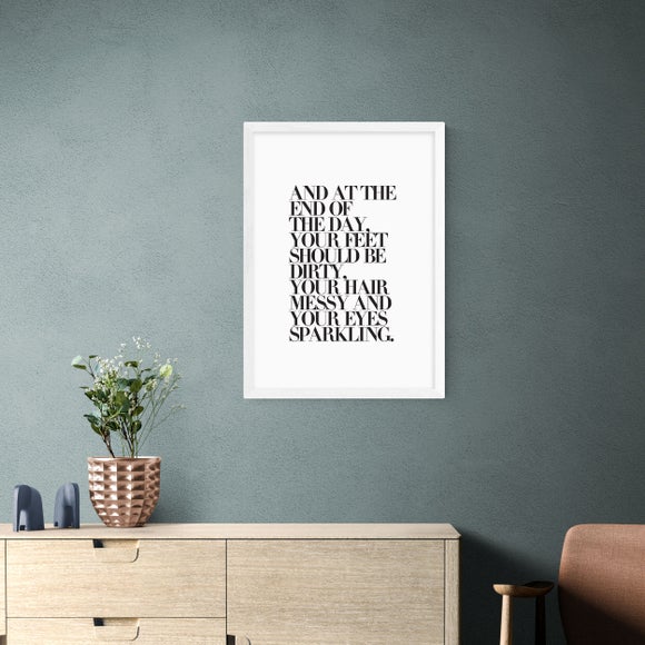 East End Prints At The End of the Day Framed Print - image 1