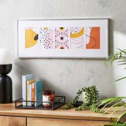 Skinny Metal Panel Multi Photo Frame - thumbnail 1