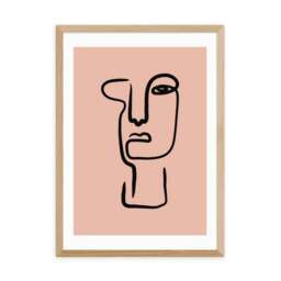 East End Prints Abstract Face Print by Sundry Society - thumbnail 2