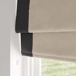 Luna Bordered Easy Chain Blackout Roman Blind - thumbnail 5