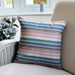 Daro Tapestry Valencia Azure Square Cushion - thumbnail 1