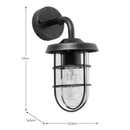 Barker Industrial Outdoor Wall Light - thumbnail 6