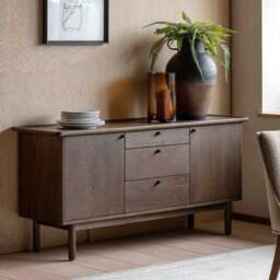 Kalia Large Sideboard, Oak Effect - thumbnail 1