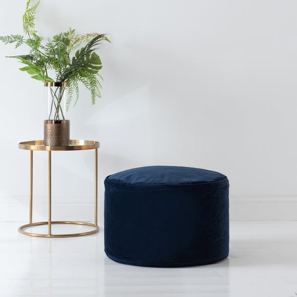 Eliza Velvet Pouffe - image 1