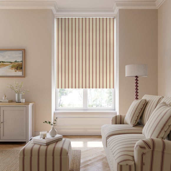 Folkstone Stripe Fire Retardant Blackout Made to Measure Roller Blind - image 1