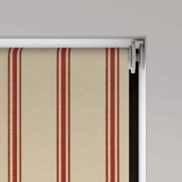 Folkstone Stripe Fire Retardant Blackout Made to Measure Roller Blind - thumbnail 5