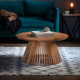 Dawson Slatted Coffee Table - thumbnail 1