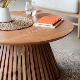 Dawson Slatted Coffee Table - thumbnail 6