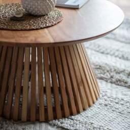 Dawson Slatted Coffee Table - thumbnail 4
