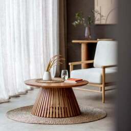 Dawson Slatted Coffee Table - thumbnail 5