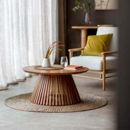 Dawson Slatted Coffee Table - thumbnail 2