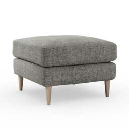 Sven Chunky Chenille Footstool - thumbnail 6