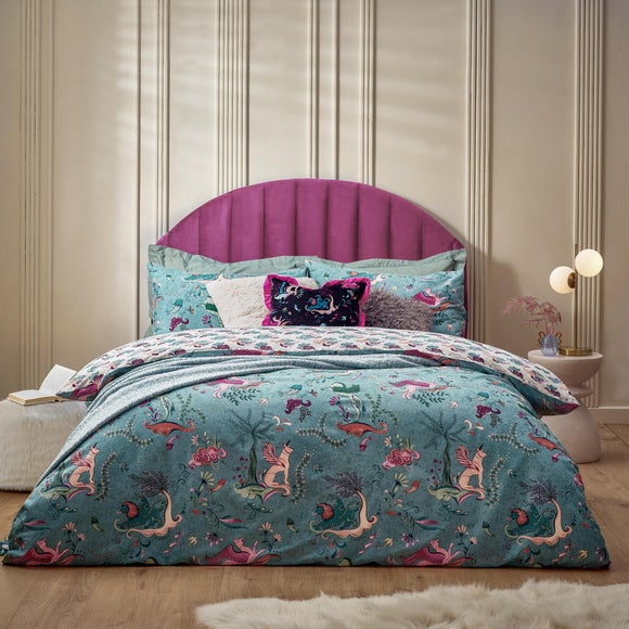 Furn Athena Reversible Duvet Cover and Pillowcase Set - image 1