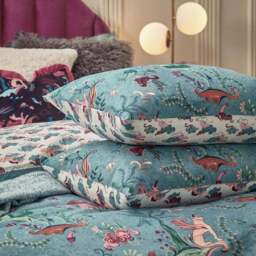 Furn Athena Reversible Duvet Cover and Pillowcase Set - thumbnail 3